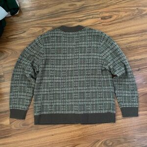 Men's Rythym Plaid Crewneck Sweater